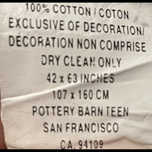 2 POTTERY BARN TEEN PB TEEN SHEER TWISTED BABY BLUE TIE TOP PANEL CURTAINS 42x63 - Picture 4 of 4